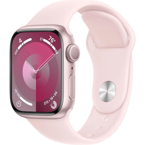 Умные часы Apple Watch Series 9 41mm A2978 Aluminum Case with Sport Band Pink фото 